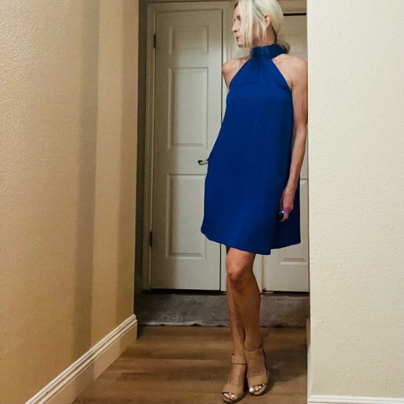 A New Day Women's Halter Dress in Royal Blue Size XS - NEW with tags - Picture 3 of 3